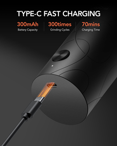 Molinillo de Sal y Pimienta Eléctrico Automático de Grado Alimenticio, Ajustable, con Núcleo de Cerámica - Product Image 3