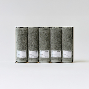 New Arrival Premium Materials Soft Cotton Gift <b>Set</b> Standard Olive Green <b>Bath</b> <b>Towel</b> Made In Korea For Export - Product Image 3