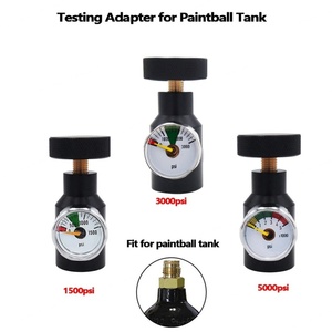 ZimaKyfa Probador de Tanques de CO2 de Alta Presión HPA, Adaptador de Llenado de Aleación de Aluminio 1500psi 3000psi 5000psi con Manómetro G1/2-14, Accesorios 1 - Product Image 6