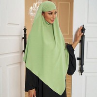 Nouveau modèle Moyen-Orient Dubaï Long Malay Robe foulard chaud islamique musulman femmes Hijab