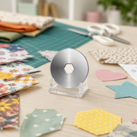 Couteau utilitaire rond de 18 mm avec manche en plastique ABS, lame SKS-7 à changement rapide pour couper le tissu et le papier, DIY, personnalisable OEM