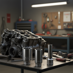 ประแจซ็อกเก็ตเฟอร์วี 32 มม. เครื่องมือซ่อมแซมรถตู้รูปหลายเหลี่ยม - Product Image 3