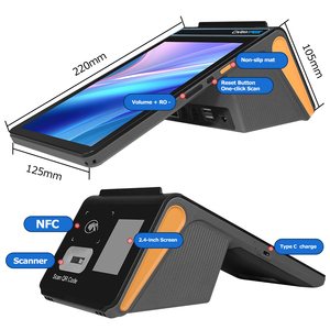 Bán buôn tùy chỉnh 8 inch máy tính bảng thông minh Màn hình cảm ứng <span class=keywords><strong>Android</strong></span> POS PC thanh toán tiền mặt đăng ký bán lẻ tất cả trong một hệ thống POS - Product Image 5