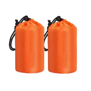 Sac de couchage d'urgence chauffant portable, matériau PE imperméable de 11 mm d'épaisseur, 117 g, léger, pour le camping en plein air et la survie - Product Image 1