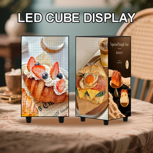 Đầy màu sắc năng lượng full HD màu Cube LED màn hình quảng cáo trong nhà 2.9 mét Pixel pitch 500cd độ sáng Wifi app điều khiển - Product Image 5