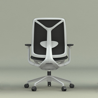 Chaise de bureau ergonomique de luxe OMNI avec cadre robuste en PA GF, pivotante, hauteur réglable, design moderne, qualité durable