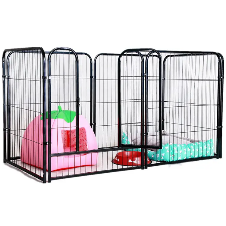 Pieghevole mobile staccabile in metallo cucciolo di cane Pet Box gabbia per cani Box per animali domestici recinzione per animali domestici