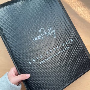 Kraft Paper Food Bubble Black A5 Courier Bag Compostable Kraft Paper Bubble Polly Mailer Bags Thick Paper Polymailer - Product Image 6