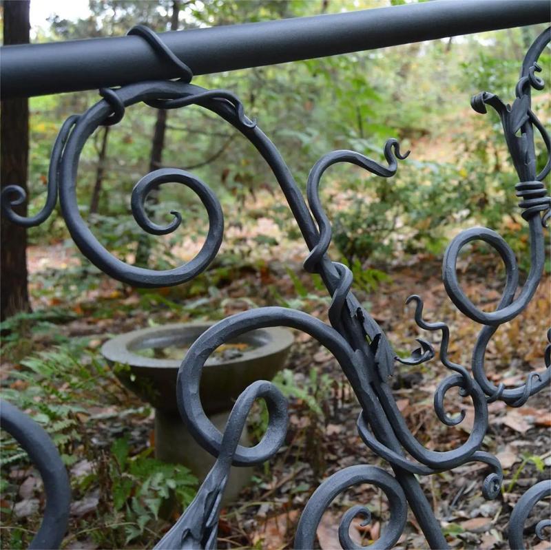 Exquisite Wrought Iron Guardrail Villa Corridor