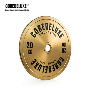 Discos de Pesas de Acero Bronce COREDELUXE, Color Dorado, Discos de Levantamiento de Potencia - Product Image 2