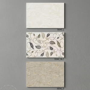 กระเบื้องบุผนังเซรามิกขนาด 12x18 นิ้ว (30x45 ซม.) รุ่นใหม่ เคลือบเงาเมทัลลิก ป้องกันแบคทีเรีย พิมพ์ลายดิจิตอล รูปทรงสี่เหลี่ยมจัตุรัส สำหรับห้องน้ำ - Product Image 4