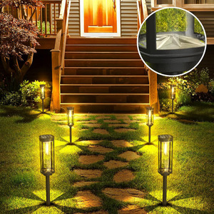 Lampe solaire LED pour pelouse, extérieure, étanche, pour jardin, avec lumière du jour 6000K, matériau ABS, batterie incluse, WD-052, fonctionnement à l'énergie solaire - Product Image 5