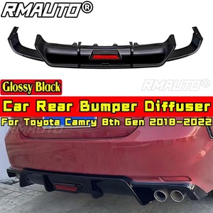 For Camry 8th Gen Body Kit Rear Bumper Spoiler <b>Apron</b> Rear Bumper Cover for Toyota Camry 8th Gen 2018-2022 Car Accessories - Product Image 1