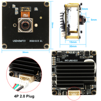 Modul Kamera USB ELP 48MP Fokus Otomatis Cepat Tanpa Distorsi Lensa untuk Komputer 8000 * 6000 Mini UVC USB2.0 Webcam Industri