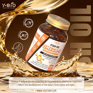 Approvisionnement instantané disponible Huile de poisson en gélules à libération enterique EPA DHA Soutien cardiaque sain Acides gras oméga 3 Suppléments halal - Product Image 2