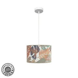 Lampadario di design 30d, attacco E27, colore bianco con stampa, ideale per la decorazione di interni e ambienti accoglienti. - Product Image 1