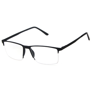 Kim Loại Thép Không Gỉ Khung Cảnh Tượng Cho Người Đàn Ông Vogue Khung Quang Trung Quốc Nửa Vành Kính Vuông - Product Image 6