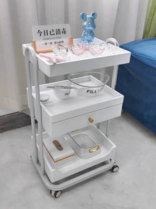 Chariot <span class=keywords><strong>de</strong></span> salon moderne en métal pour salons <span class=keywords><strong>de</strong></span> manucure et salons <span class=keywords><strong>de</strong></span> <span class=keywords><strong>coiffure</strong></span> Garantie <span class=keywords><strong>de</strong></span> 8 ans Outil <span class=keywords><strong>de</strong></span> stockage pour studios <span class=keywords><strong>de</strong></span> <span class=keywords><strong>coiffure</strong></span> - Product Image 2