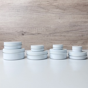 Aluminum Metal Cans 15g-500g with Holes for Cosmetics Cream Candles Jars Tin <b>Box</b> Covers Variety Pack From 15g-500g Sizes - Product Image 3