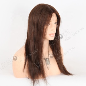 <span class=keywords><strong>Peluca</strong></span> con malla frontal HD transparente marrón chocolate de aspecto Natural <span class=keywords><strong>peluca</strong></span> <span class=keywords><strong>Morena</strong></span> de pelo europeo realista de 16 pulgadas para <span class=keywords><strong>mujer</strong></span> - Product Image 4