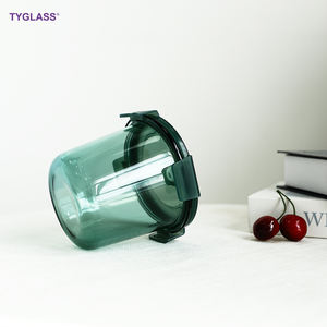 وعاء زجاجي سلطة ملون كهرماني لفرن الميكروويف - Product Image 2