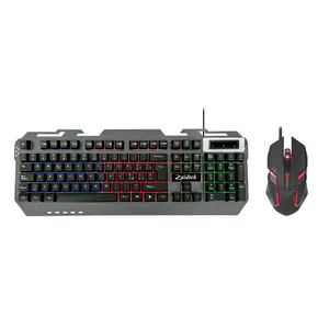 Schlussverkaufsartikel HKM3038 Basic Standard Gaming Mechanical Wired Combo USB Wired Maus und Tastatur Gaming Combo