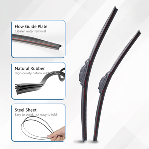 Xu hướng lưỡi gạt nước hiệu suất cao không xương kính chắn gió gạt nước cao su tự nhiên kính chắn gió gạt nước cho xe 90% - Product Image 2