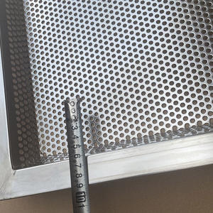 Metal de calidad alimentaria, aluminio, acero inoxidable, pan, panadería, malla, <span class=keywords><strong>horno</strong></span> perforado, secado, bandeja de deshidratación, tamaño completo, <span class=keywords><strong>60x40</strong></span> - Product Image 6