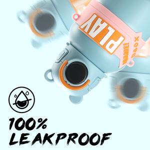 Bouteille d'eau en acier inoxydable pour enfants avec paille, gourde isotherme pour écoliers - Product Image 4