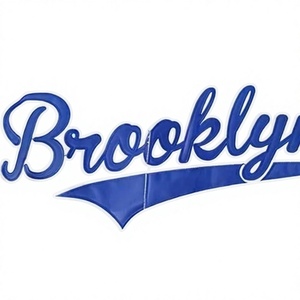 Camiseta de Béisbol de Brooklyn para Hombre, Negra y Azul, con Estampado Sublimado en la Parte Delantera, de Secado Rápido, Manga Corta, Corte Regular, Transpirable, para Todas las Temporadas - Product Image 3