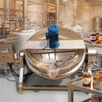Chaudière à double enveloppe en acier inoxydable 304 de grande capacité 800L pour usage commercial