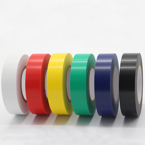 Viny Polyvinyl Chloride PVC Electrical Tape Multi Colors Electrical Tape Reduces Wiring Errors Waterproof Pvc Tape for Masking