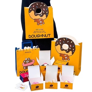 Cajas de Cartón Rígido Biodegradables y Reciclables para Empacar Donuts, con Logotipo Personalizado, Ecológicas, para Llevar - Product Image 2