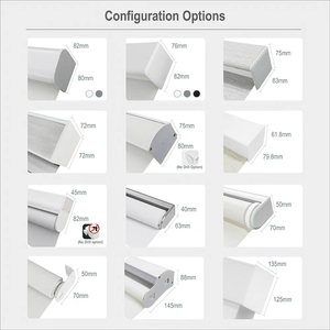 Tende a Rullo Oscuranti Su Misura Intelligenti Senza Fili Motorizzate Elettriche <span class=keywords><strong>in</strong></span> Tessuto <span class=keywords><strong>PVC</strong></span> Parasole per Interni e Ufficio - Product Image 3