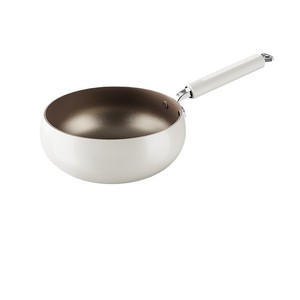 กระทะผัดเคลือบเซรามิกไทเทเนียมพรีเมียม ขนาด 28 ซม. ทำความสะอาดง่าย ใช้ได้กับเตาแก๊สและเตาแม่เหล็กไฟฟ้า - Product Image 1