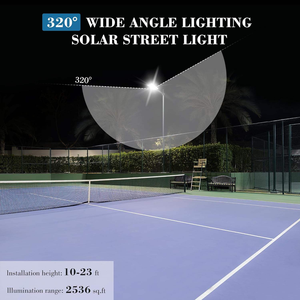 Luz Solar LED de Calle Todo en Uno 3000W Impermeable IP65 para Exteriores con Sensor de Movimiento para Jardín y Estacionamiento - Product Image 3