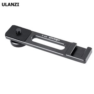 Ulanzi PT-5 Vlogging Microphone <span class=keywords><strong>Montage</strong></span> Stand Extension Bar Plaque avec Froid Chaussures 1/4 ''-20 Trépied Trou pour Sony A6400 Vidéo <span class=keywords><strong>Vlog</strong></span> - Product Image 5
