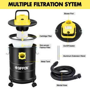 <span class=keywords><strong>Aspirateur</strong></span> à cendres froides <span class=keywords><strong>pour</strong></span> la maison et la voiture <span class=keywords><strong>pour</strong></span> le ramassage des poêles à bois Poêles à granulés Cheminées ou foyers-Installation de tambour - Product Image 5