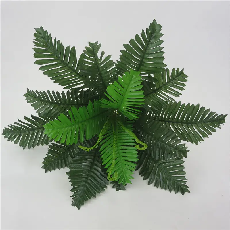 Hot Sale Artificial Plant Leaves Persian Grass Potted Vine Fern Plant Bonsai for Home Decor Landscape Greenery