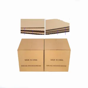Wholesale Customized High-quality 5-layer Corrugated Cartons Hot-selling Sturdy Transportation Express Kraft Cartons