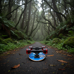 Planche à roulettes complète Foxen Custom 7 plis en érable canadien et bambou, haute vitesse, <span class=keywords><strong>surfskate</strong></span> 32x10 pouces, pour l'extérieur - Product Image 6
