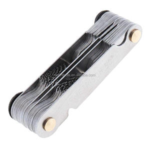 Jauge de pas de filetage SAE <span class=keywords><strong>Whitworth</strong></span> 55 degrés et métrique 60 degrés et US 60 degrés - Product Image 1