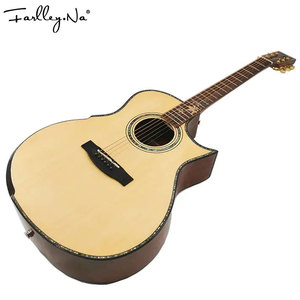 Acoustic Guitar 41-Inch Cutaway Spruce Cheap Wholesale for Novices Professional Quality & Mahogany Sides - Product Image 3