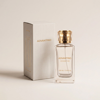 Juego de Botellas de Perfume de Vidrio Vacías Recargables Personalizadas de 100 ml de Primera Calidad con Caja de Empaque