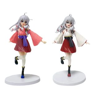 2 Diseños, Figura de 20 cm de la Bruja Errante, Figura de Colección de Cosplay de Majo No Tabitabi Elaina, Figura de Anime en PVC 3D, Muñeca de Juguete - Product Image 1