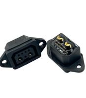 Chargeur de vélo électrique 2 + 4 connecteurs prise pour batterie de berceau mâle femelle boîtier PC 30A Contacts plaqués or pour l'alimentation