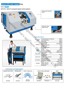 Sumore Trung Quốc Mini Tốc Độ Cao Torno CNC Máy Tiện Ngang Băng Ghế Dự Bị Máy Tiện Với CE Chứng Nhận Mô Hình Sp2120 - Product Image 6