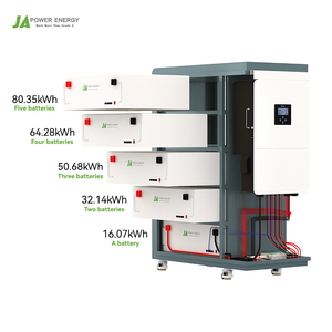 Komplettes Netzunabhängiges Solarsystem 10 kW 15 kW 40 kWh 43 kWh <span class=keywords><strong>Solar</strong></span>-Batteriespeichersystem All-in-One-Wechselrichter mit Integrierter Batterie - Product Image 2