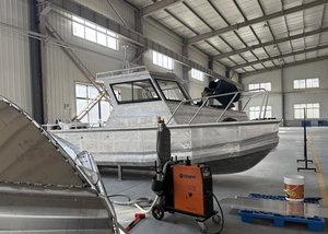 Barco de pesca de aluminio de velocidad soldada de lujo de 22,4 pies y 6,85 m con Walkaround para pescador - Product Image 5