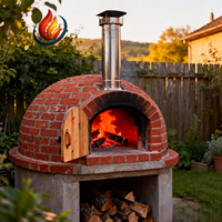 Briques réfractaires personnalisées SK34 avec 30% d'Al2O3, réfractaires moyennes (1580-1770°C) pour fours à pizza au bois de jardin Yuancheng